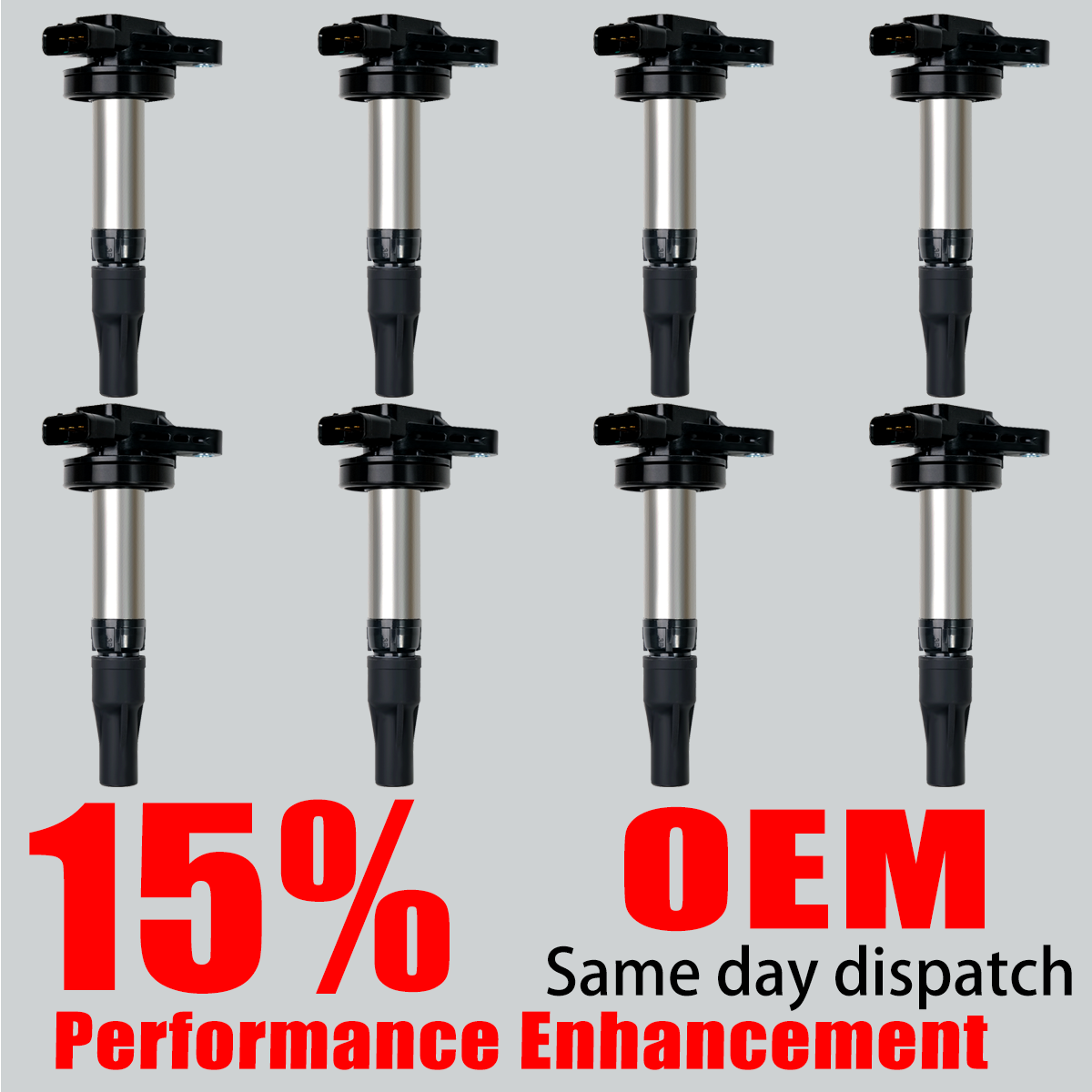 8X OEM Upgrade Ignition Coil for Jaguar XF XJ8 XJR XK8 Land Rover 4.2 4.4L UF519