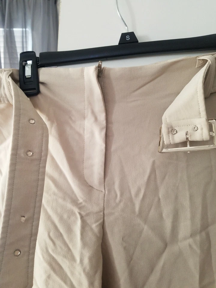 Fashion Bug Stretch Pants Size 14 Beige *New with Tags* - Image 3 of 4