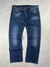 Vintage Rare Stone Island Denim SI Mens Cotton Denim Jeans Pants Size 33