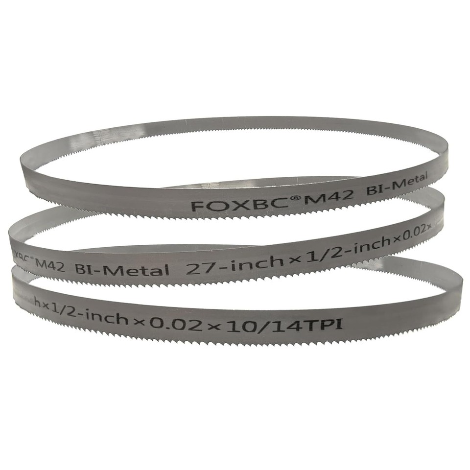 3PACK 27 Inch Bandsaw Blades 10/14 TPI for DeWalt DCS377 Portable Band