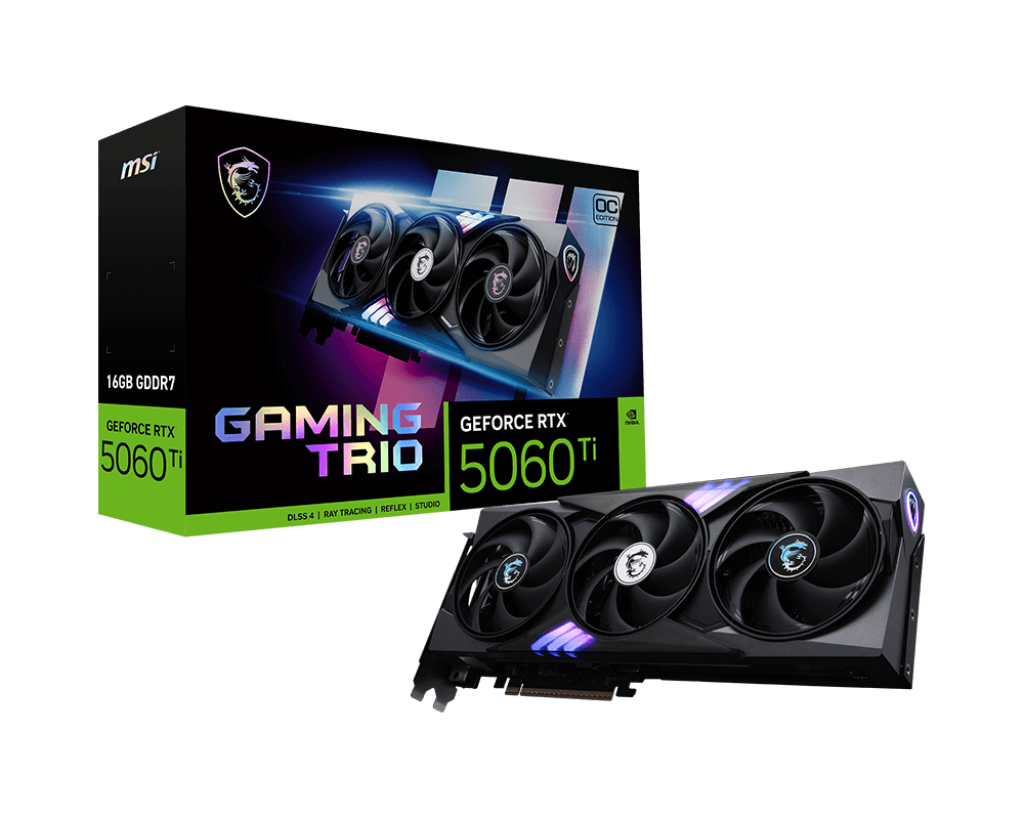 MSI GeForce RTX 5060 Ti 16G GAMING TRIO OC Graphics Card | eBay