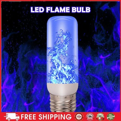 E27E26 LED Flame Light Bulb Novelty Creative Party Wedding Decor (Blue) NEW