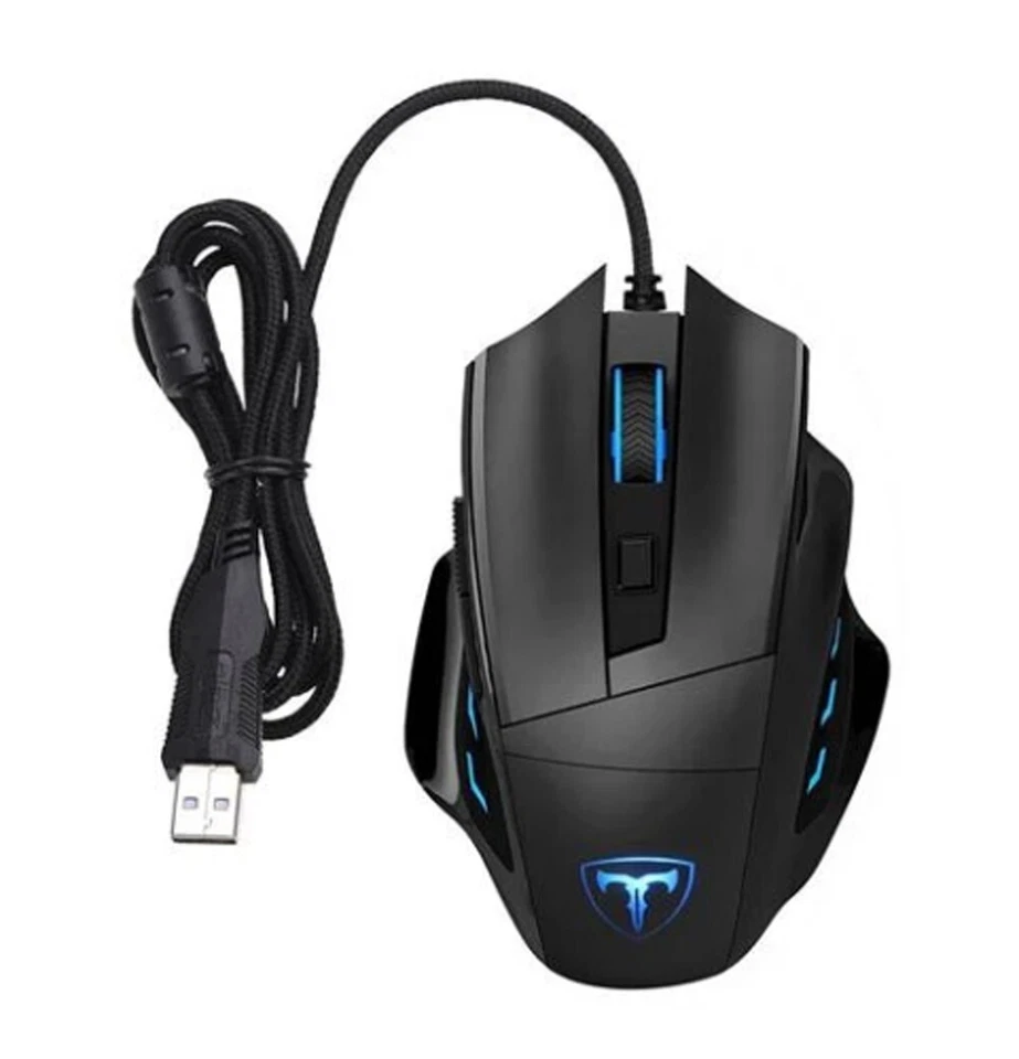 Wired Game Gaming Mouse T7 7200 DPI Optical RGB Light 7 Programmable Buttons - Image 4 of 4