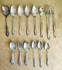 Lot 14 Pieces Sterling Silver Flatware Reed & Barton, Stieff, Alvin 307 Grams