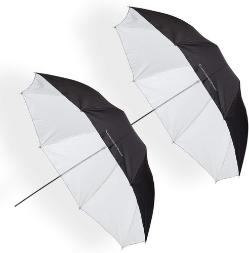 UNPLUGGED STUDIO 43-Inch White Umbrella (2-Pack) - Fiberglass Rib, Model UN-047 - Picture 8 of 8