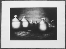 SERGIO VACCHI acquaforte anni '70  ''SENZA TITOLO'' (39)