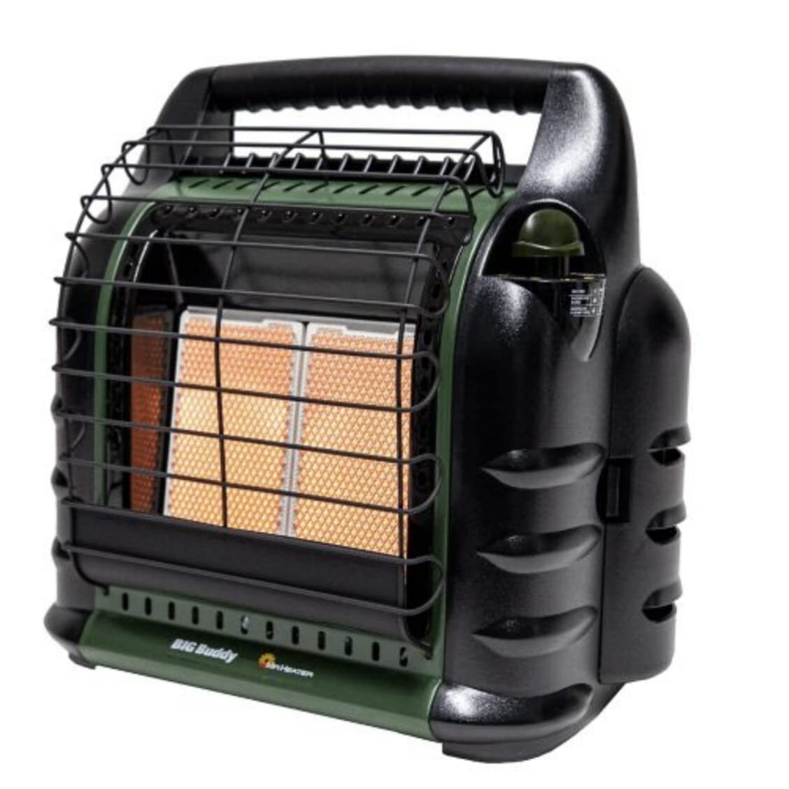 Mr. Heater 4000-18000 BTU Green Big Buddy Portable Liquid Propane Heater