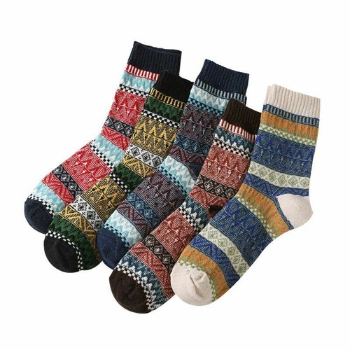 5 pares de calcetines suaves deportivos informales de lana cachemir gruesos cálidos para hombres y mujeres - Imagen 30 de 57
