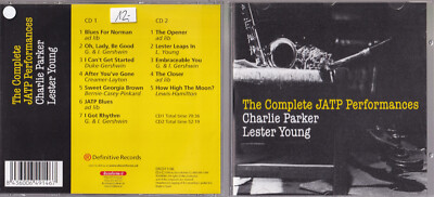 Charlie Parker, Lester Young   The Complete JATP Performances CD near mint
