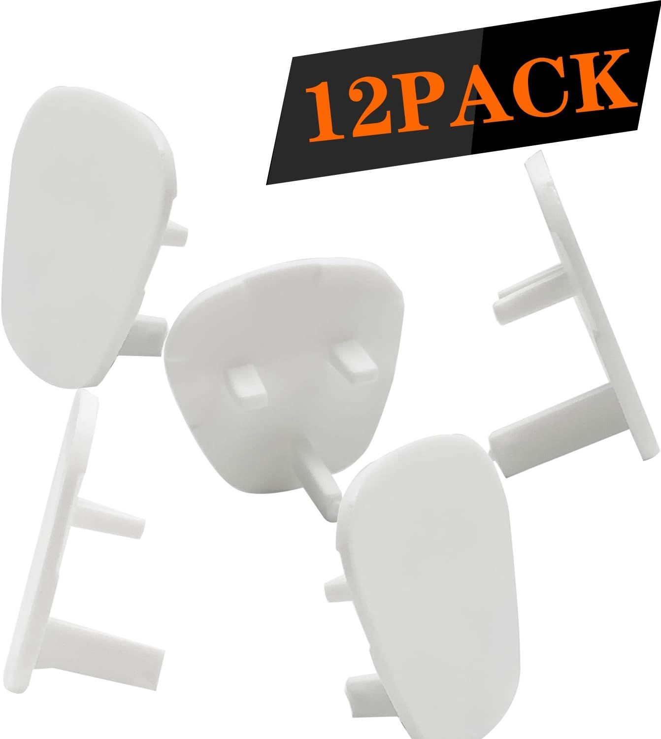 12Pcs Plug Socket Covers,Child Safety UK Covers for Sockets Baby Proof