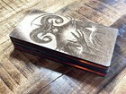 Magnetic Dice Case DND Dice Box w/Tiefling Sorcerer - FREE SHIPPING