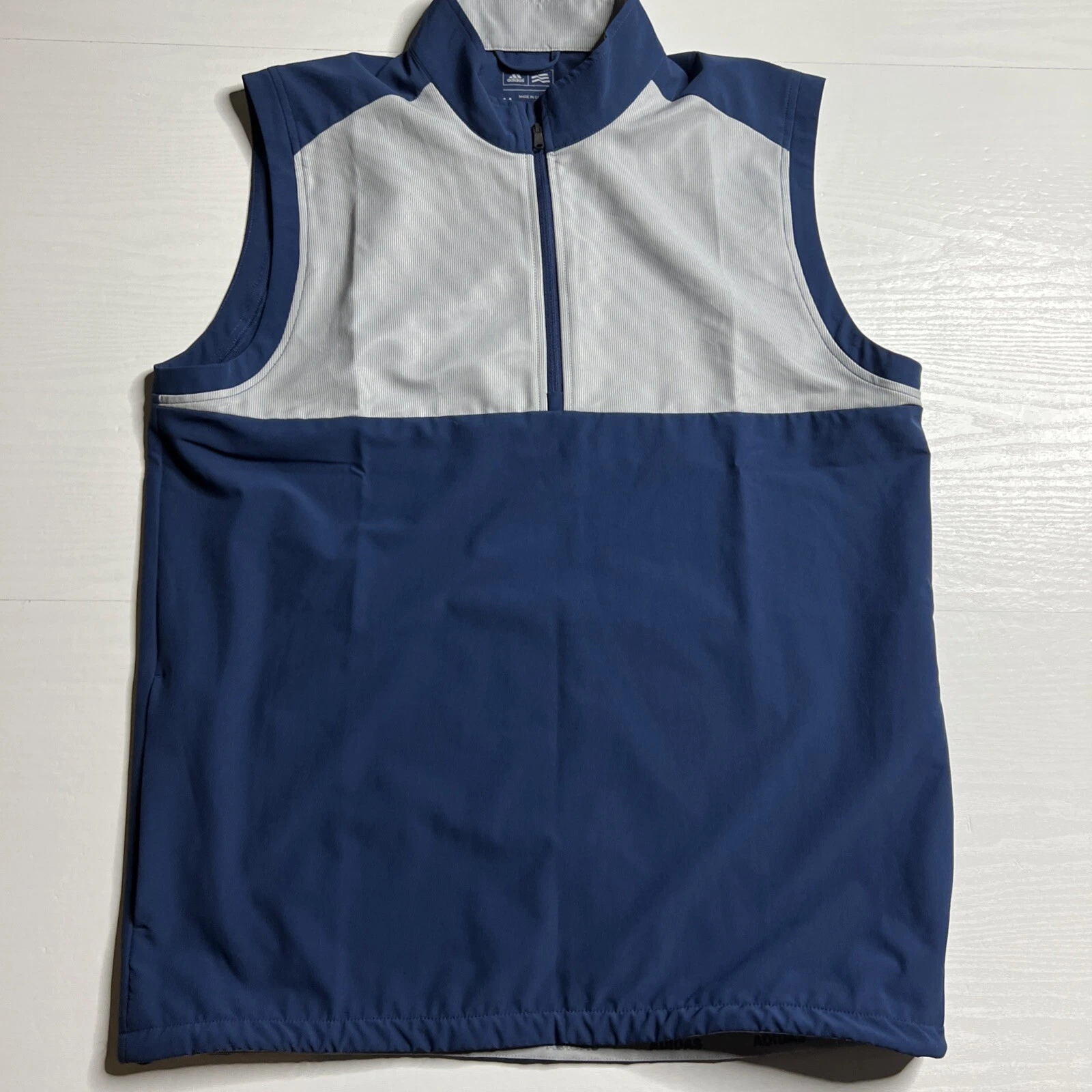 Adidas Golf Quarter Zip Vest Mens Medium