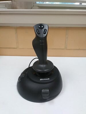 Microsoft SIDEWINDER JOYSTICK X05-92626 Computer USB Flightstick Tested Working