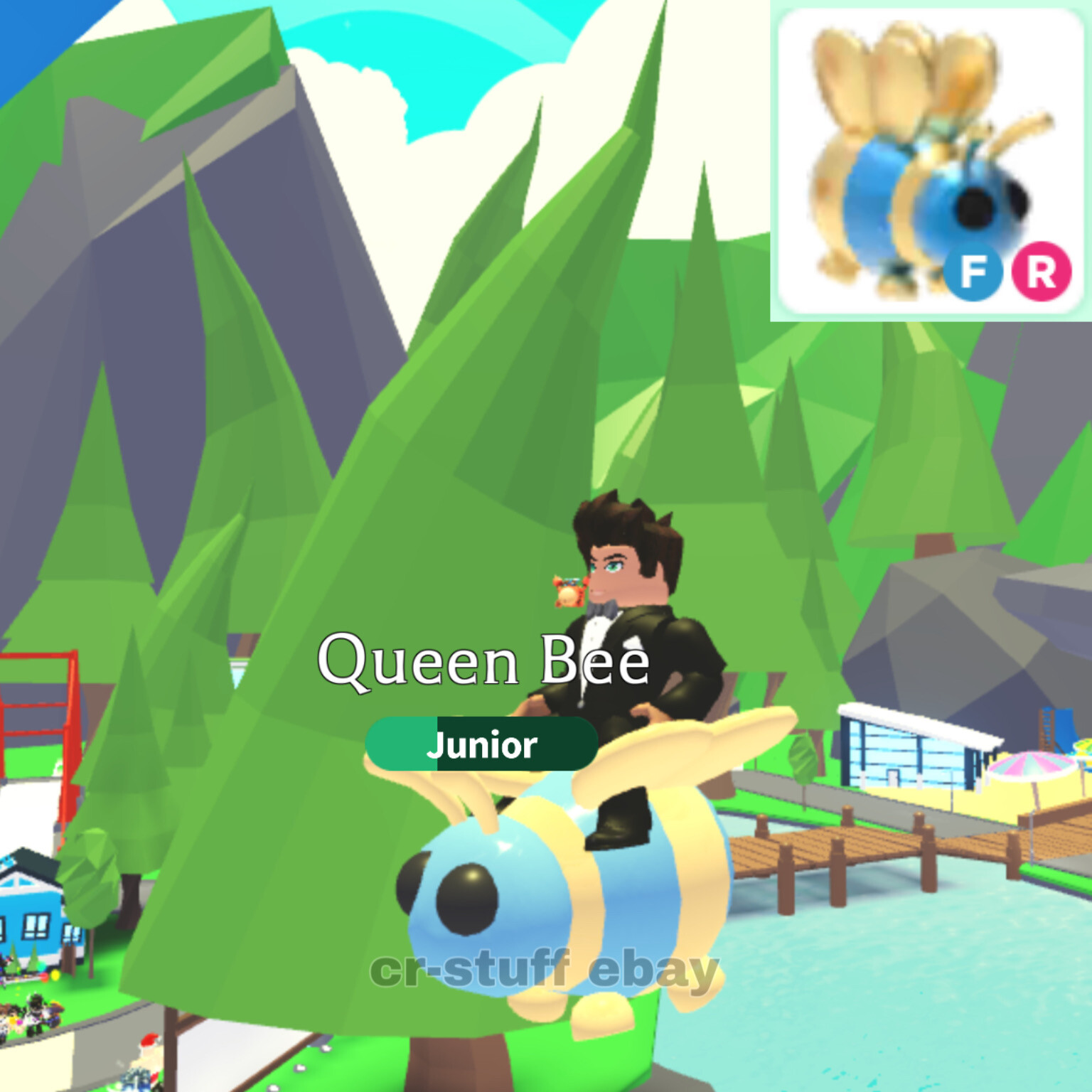 Adopt Me Roblox Queen Bee Fly And Ride Ebay Queen Bee Adopt Me Roblox Queen Bee Adopt Me Roblox Adopt Me Roblox Queen Bee Fly And Ride Ebay