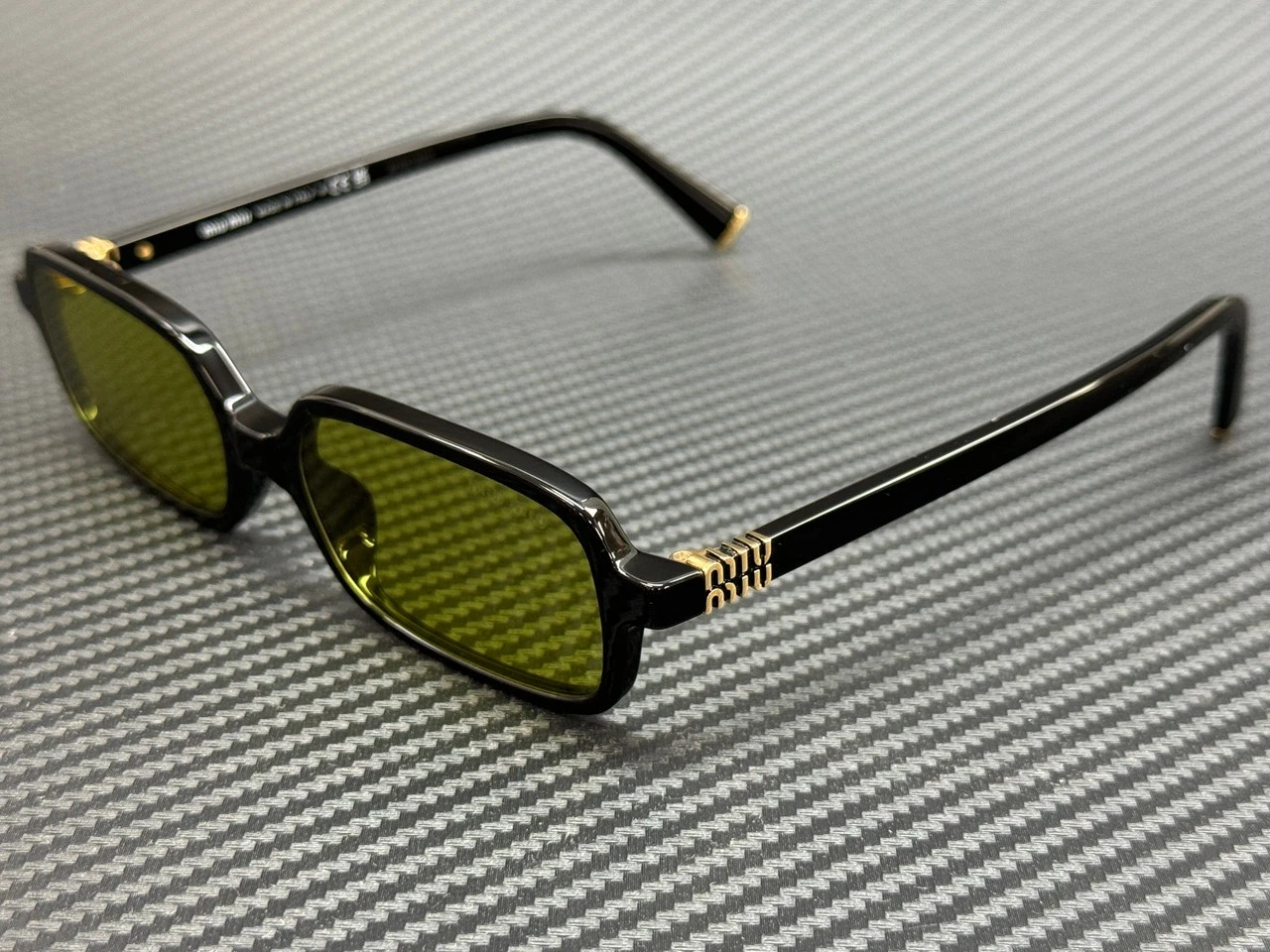 Miu Miu — MIU MIU MU 11ZS 16K07O Black Olive Women's 51 mm Sunglasses