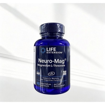 Life Extension Neuro-Mag Magnesium L-Threonate 90 Caps, Brain & Memory Support