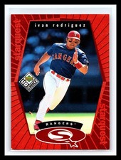 π₯ IVAN RODRIGUEZ 1999 Upper Deck Choice StarQuest Red Triple Star Foil # SQ20