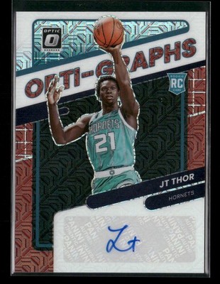 JT Thor 2021-22 Donruss Optic Opti-Graphs Choice #OG-JTT Charlotte Hornets