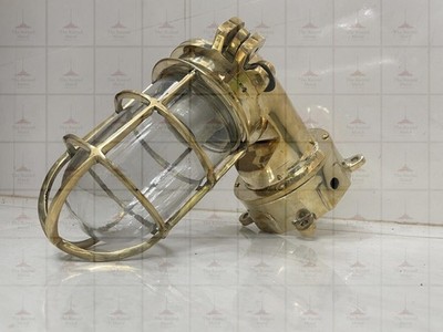 Solid Brass Wall Light Fixture with Junction Box | Home & Outdoor Lighting