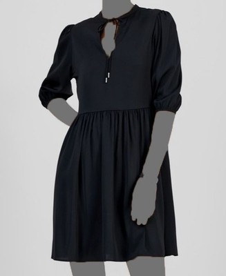 Boss Orange By Hugo Boss Women's Black A-Line Unlined Dorena Mini Dress Size M