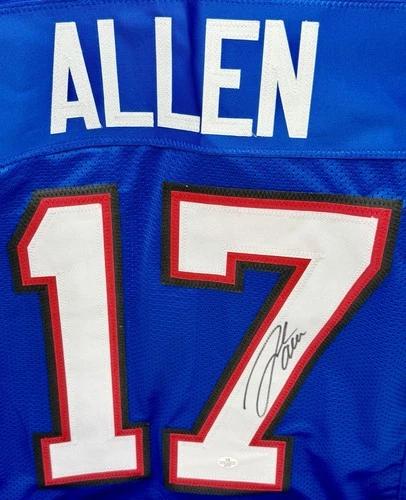 Josh Allen Signed Buffalo Bills Football Jersey XL 2x NFL ALL PRO MVP VSA COA