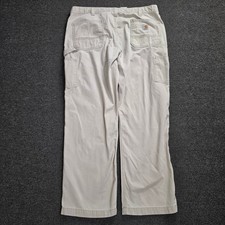 Carhartt Carpenter Pants Mens 40x30 Khaki Tan Relaxed Fit B324-FDK Work Utility