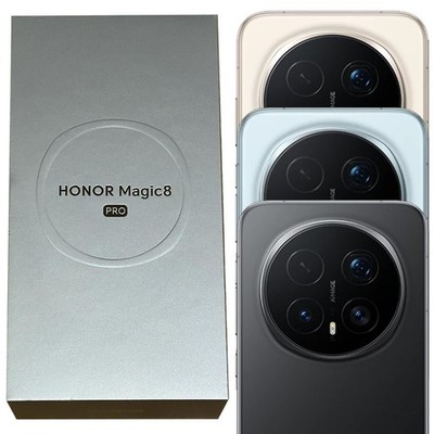 HONOR Magic8 Pro 5G BKQ-N49 512GB 12GB RAM Dual SIM Android 16 Factory Unlocked