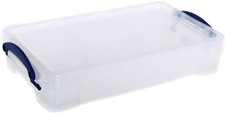 Image of Really Useful 2.5 Litre Box - Clear NEXT DAY DELIVERY