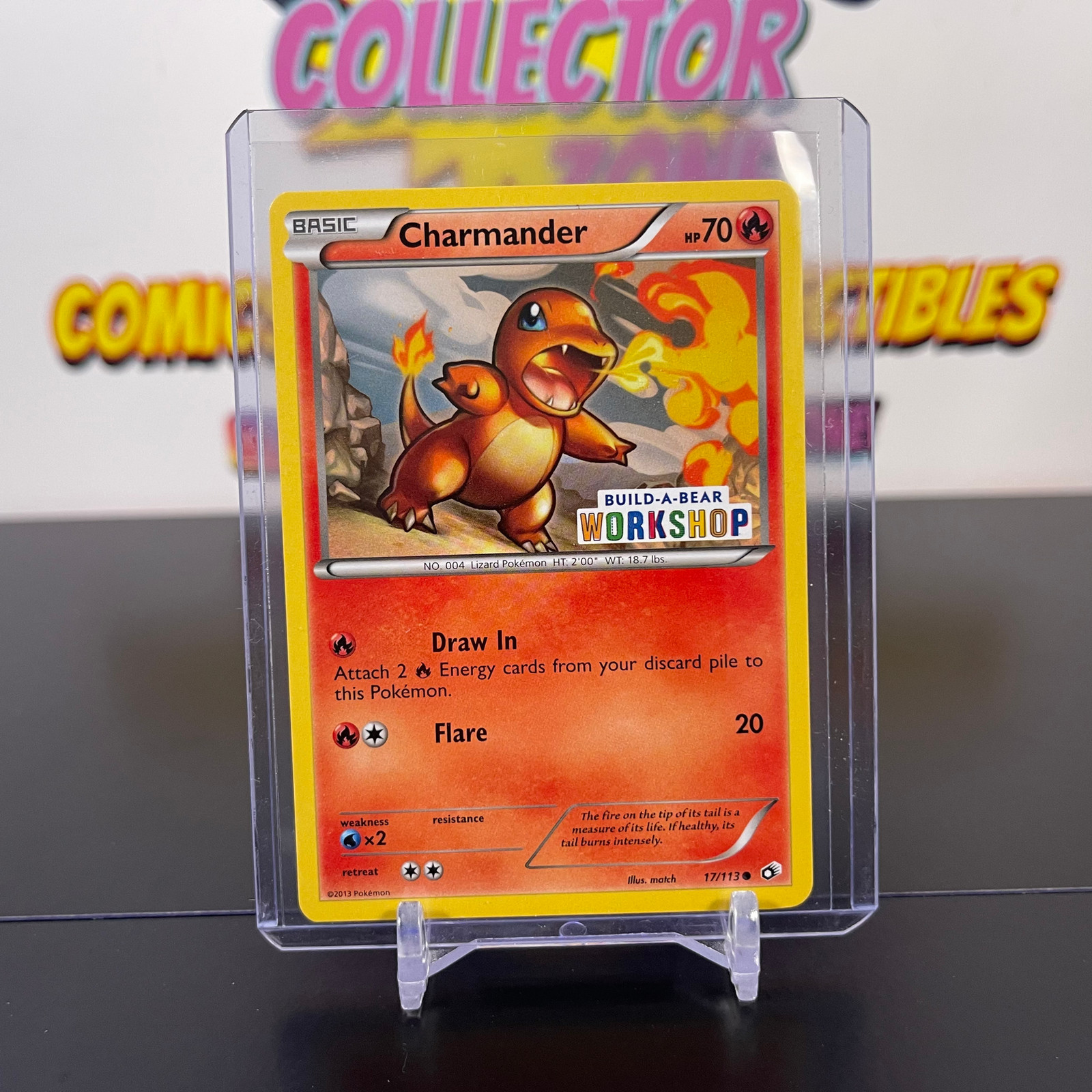 Charmander 17/113 Pokemon Build A Bear Workshop Exclusive - NM