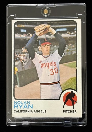 1973 Topps #220 Nolan Ryan California Angels MLB Base Set Vintage Baseball Card