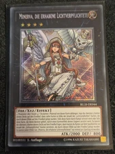 *German* Minerva, the Exalted Lightsworn BLLR-EN044 1st Edition Secret Rare NM