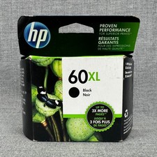 HP 60XL Black Ink Cartridge Genuine OEM CC641WN Expired Feb 2018