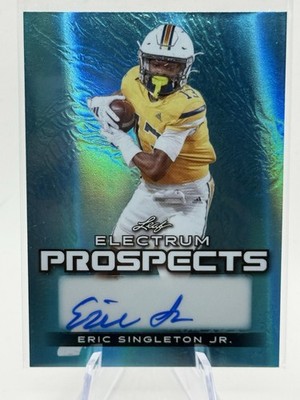2024 Leaf Electrum - Eric Singleton Jr. Platinum Prospect Autographs /8 #PA-ESJ