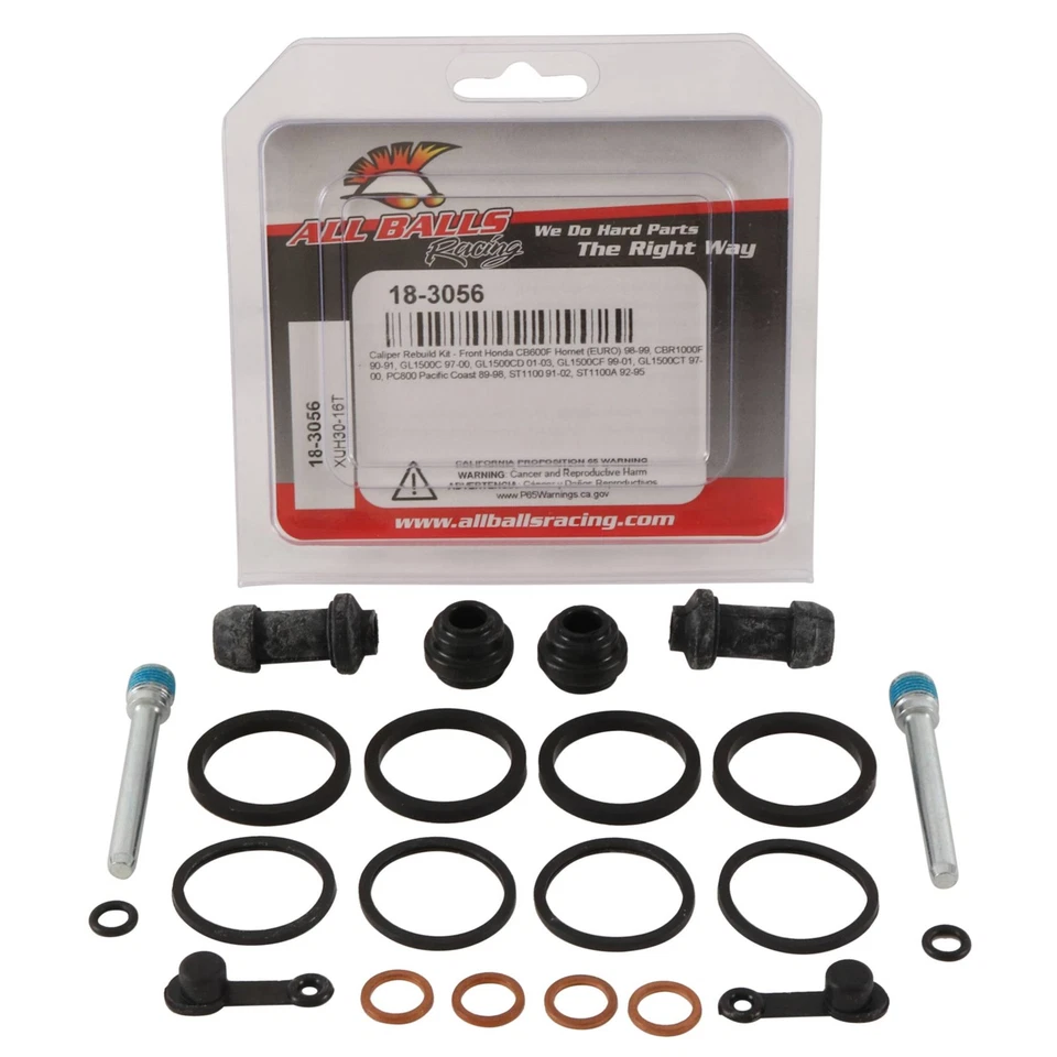 All Balls Front Caliper Rebuild Kit 18-3056 For Honda CBR 1000 F 90-91 - Image 3 of 4
