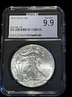 🔥 2016 1 Oz Silver American Eagle 9.9 NGC 🦅