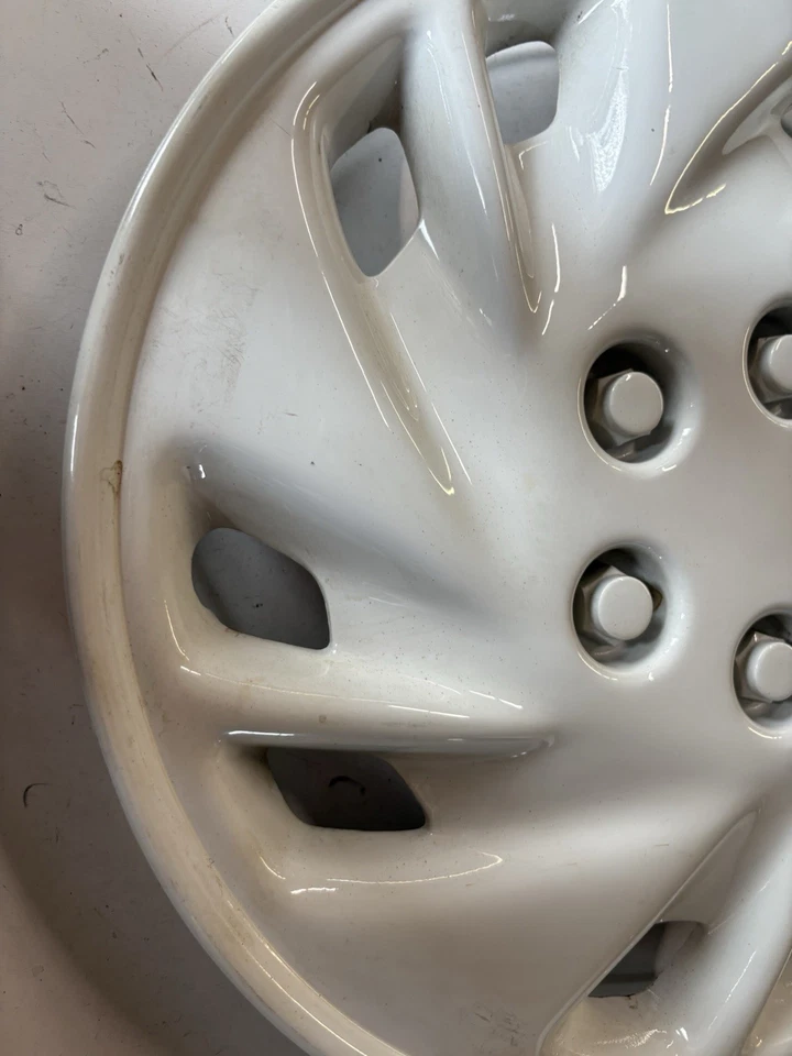 1 Dodge DAYTONA Neon SHADOW Spirit 14" Hubcap Wheelcover Cover Cap WHITE 4472593 - Image 4 of 4