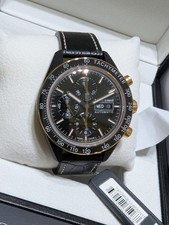 NEW Louis Erard Sportive Chronograph Automatic Black Dial Men's Watch 44mm