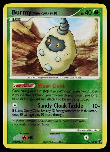 Burmy Sandy Cloak 79/132 Secret Wonders Reverse Holo