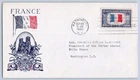 President Franklin D Roosevelt Personal Collection 1943 France 915 FDC Cover