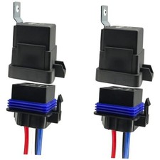 4-pin 80/60AMP 12VDC Waterproof Relay Kit, SPST Automotive Relays, 2 relays