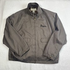 Cutter  Buck Spyglass Hill Pebble Beach Golf Full Zip LS Brown Jacket Men's XL