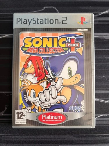 Sonic Mega Collection Plus Platinum PS2 Video Game SEGA 2005 PAL ITA