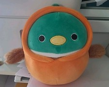 Squishmallows Kellytoy Halloween Plush 6 Avery the Duck in Pumpkin Costume