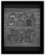 Victor Vasarely- Heliogravure Print "Untitled"