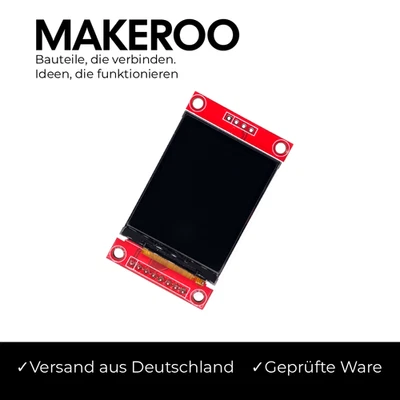 MAKEROO 1.8 Zoll TFT Display IPS SPI Modul ST7735 für Arduino