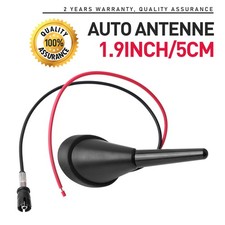 Kurz Stab Dach Antenne 5cm + Antennen Fuß Sockel Auto KFZ PKW Universal Set
