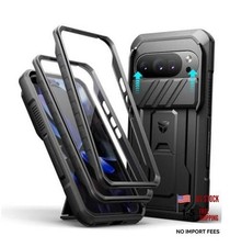for Case with Slide Camera Cover 2 Front Frames Google Pixel 10/10 Pro Black