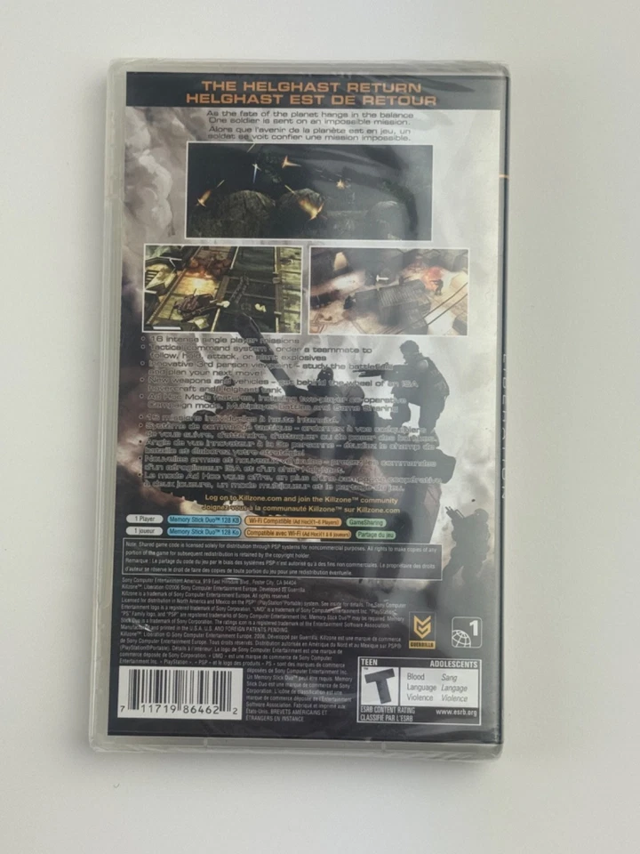 Killzone: Liberation (Sony PSP, 2006) New Factory Sealed - Image 2 of 4