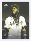 2025 Topps Black and White #71 Elly De La Cruz, Reds (01/75) Yellow Parallel