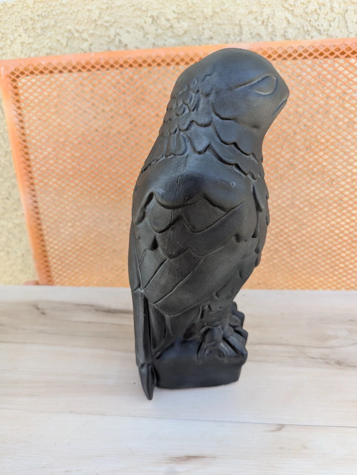 A ESTÁTUA DO FALCÃO MALTÊS VINTAGE HUMPHREY BOGART FILME ADEREÇO RÉPLICA VINTAGE  - Imagem 3 de 4